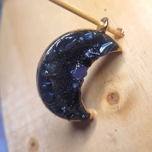 Moon Obsidian Pendant